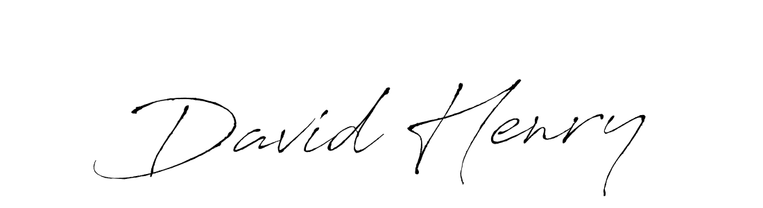 Design your own signature with our free online signature maker. With this signature software, you can create a handwritten (Antro_Vectra) signature for name David Henry. David Henry signature style 6 images and pictures png