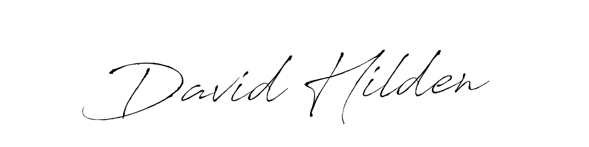 David Hilden stylish signature style. Best Handwritten Sign (Antro_Vectra) for my name. Handwritten Signature Collection Ideas for my name David Hilden. David Hilden signature style 6 images and pictures png