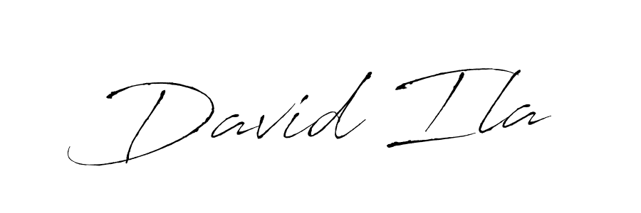 Make a beautiful signature design for name David Ila. With this signature (Antro_Vectra) style, you can create a handwritten signature for free. David Ila signature style 6 images and pictures png