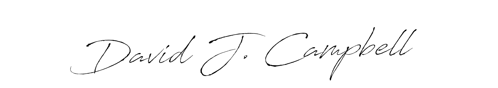 Design your own signature with our free online signature maker. With this signature software, you can create a handwritten (Antro_Vectra) signature for name David J. Campbell. David J. Campbell signature style 6 images and pictures png