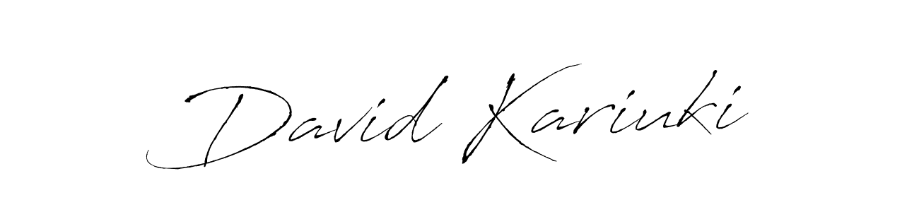 How to make David Kariuki signature? Antro_Vectra is a professional autograph style. Create handwritten signature for David Kariuki name. David Kariuki signature style 6 images and pictures png