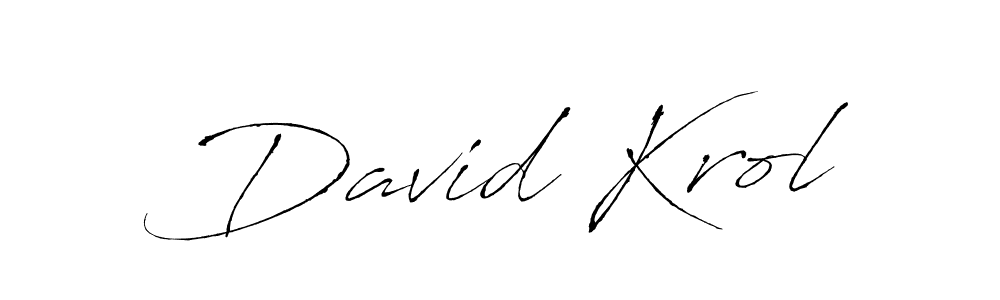 Also we have David Krol name is the best signature style. Create professional handwritten signature collection using Antro_Vectra autograph style. David Krol signature style 6 images and pictures png