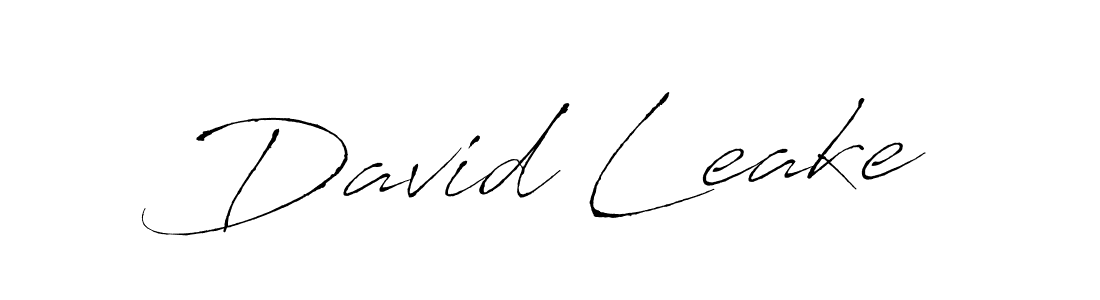 Create a beautiful signature design for name David Leake. With this signature (Antro_Vectra) fonts, you can make a handwritten signature for free. David Leake signature style 6 images and pictures png