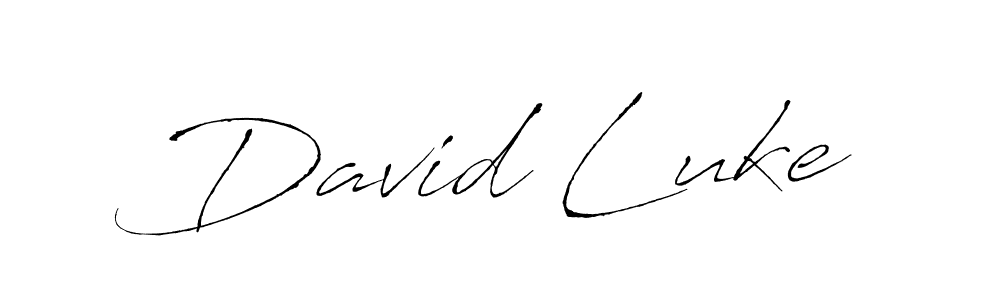 David Luke stylish signature style. Best Handwritten Sign (Antro_Vectra) for my name. Handwritten Signature Collection Ideas for my name David Luke. David Luke signature style 6 images and pictures png