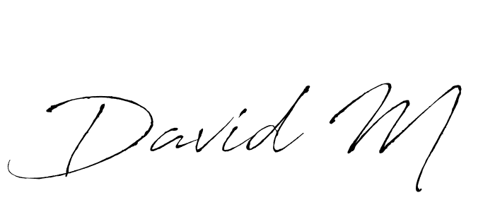 How to make David M signature? Antro_Vectra is a professional autograph style. Create handwritten signature for David M name. David M signature style 6 images and pictures png