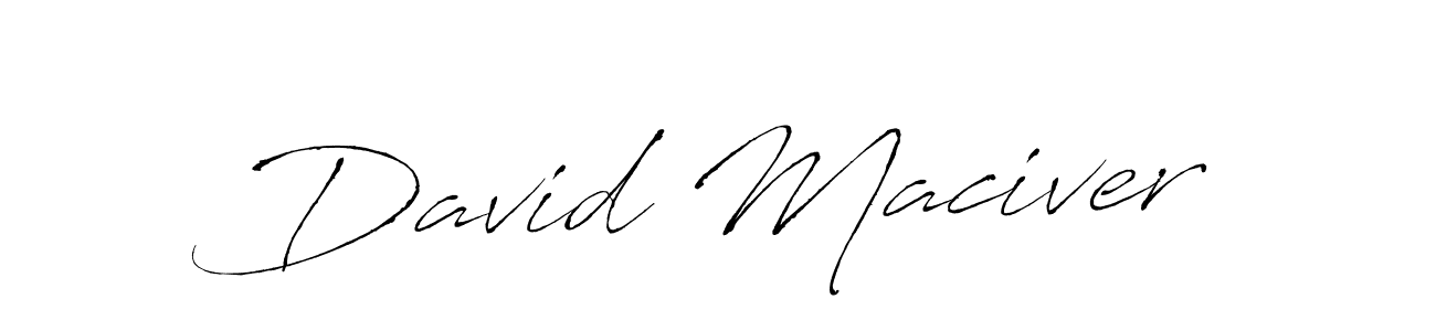 Make a beautiful signature design for name David Maciver. With this signature (Antro_Vectra) style, you can create a handwritten signature for free. David Maciver signature style 6 images and pictures png