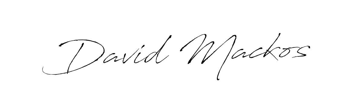 How to make David Mackos name signature. Use Antro_Vectra style for creating short signs online. This is the latest handwritten sign. David Mackos signature style 6 images and pictures png