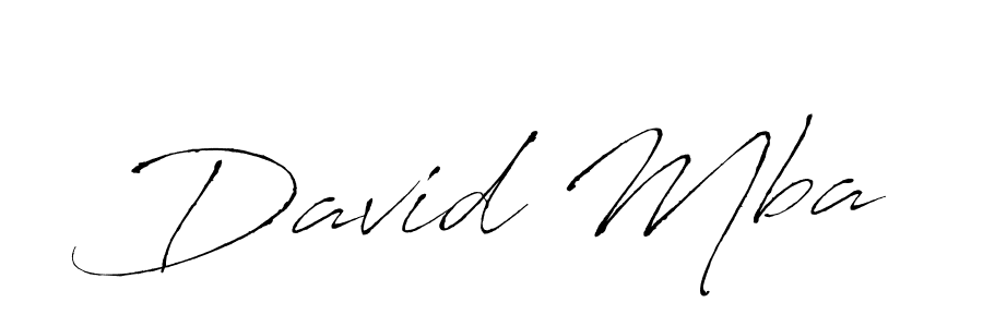 Make a beautiful signature design for name David Mba. With this signature (Antro_Vectra) style, you can create a handwritten signature for free. David Mba signature style 6 images and pictures png