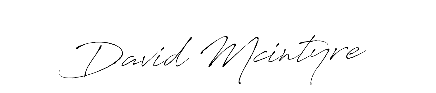 How to make David Mcintyre name signature. Use Antro_Vectra style for creating short signs online. This is the latest handwritten sign. David Mcintyre signature style 6 images and pictures png