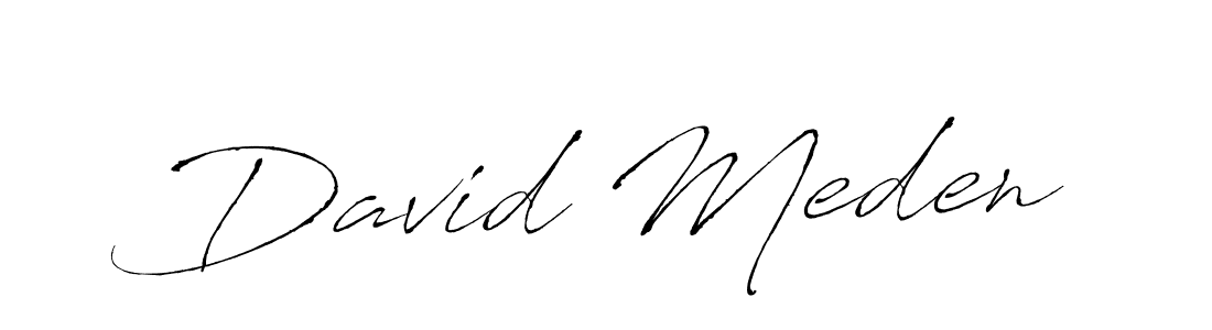 Similarly Antro_Vectra is the best handwritten signature design. Signature creator online .You can use it as an online autograph creator for name David Meden. David Meden signature style 6 images and pictures png