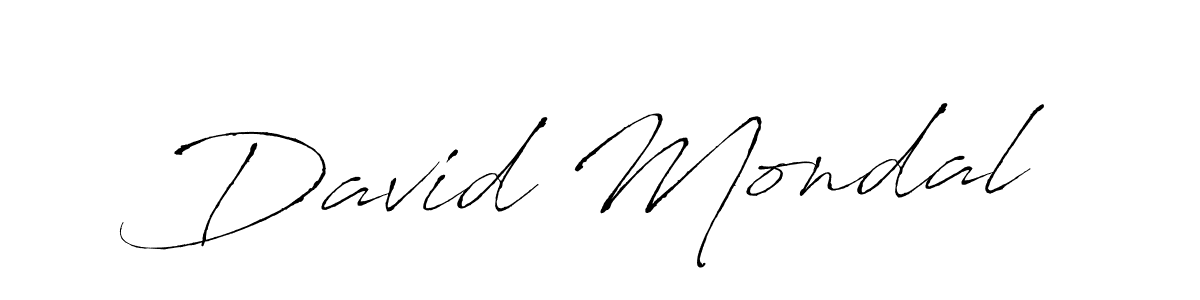 Use a signature maker to create a handwritten signature online. With this signature software, you can design (Antro_Vectra) your own signature for name David Mondal. David Mondal signature style 6 images and pictures png