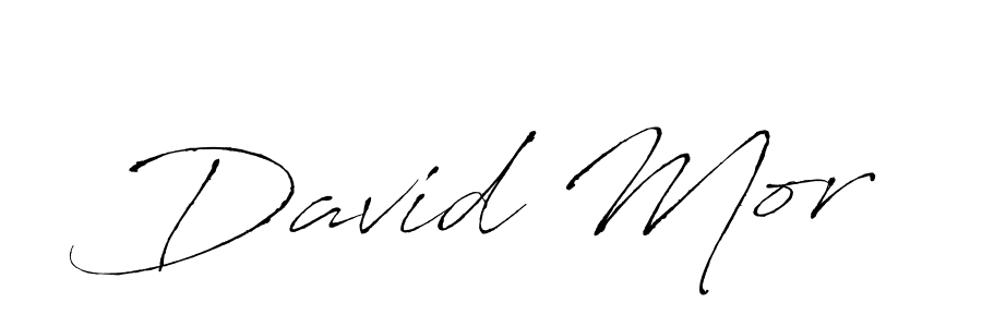 Design your own signature with our free online signature maker. With this signature software, you can create a handwritten (Antro_Vectra) signature for name David Mor. David Mor signature style 6 images and pictures png