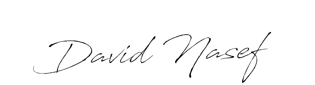 You should practise on your own different ways (Antro_Vectra) to write your name (David Nasef) in signature. don't let someone else do it for you. David Nasef signature style 6 images and pictures png