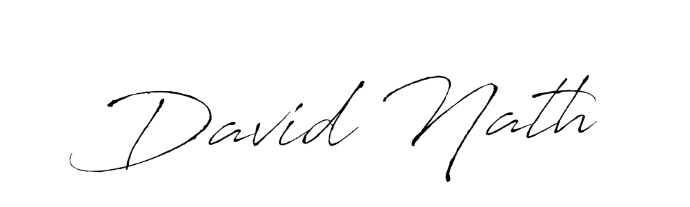 Design your own signature with our free online signature maker. With this signature software, you can create a handwritten (Antro_Vectra) signature for name David Nath. David Nath signature style 6 images and pictures png