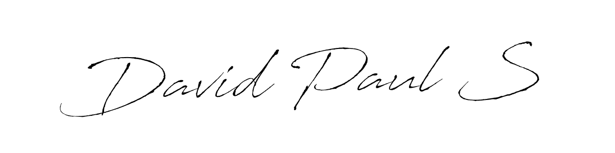 How to make David Paul S name signature. Use Antro_Vectra style for creating short signs online. This is the latest handwritten sign. David Paul S signature style 6 images and pictures png