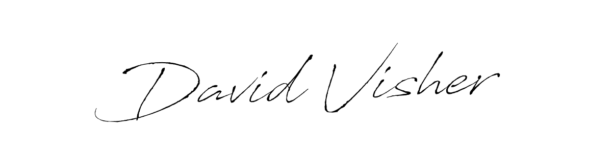 David Visher stylish signature style. Best Handwritten Sign (Antro_Vectra) for my name. Handwritten Signature Collection Ideas for my name David Visher. David Visher signature style 6 images and pictures png