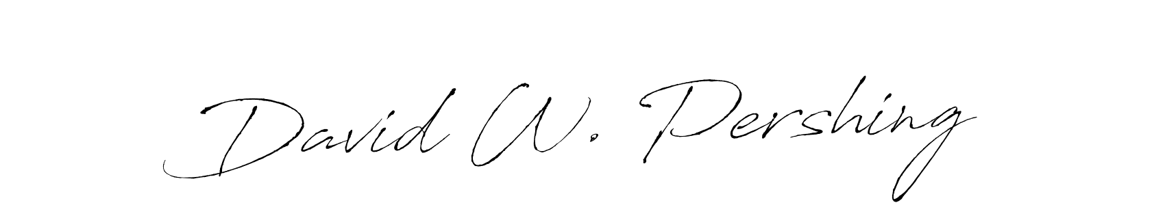 The best way (Antro_Vectra) to make a short signature is to pick only two or three words in your name. The name David W. Pershing include a total of six letters. For converting this name. David W. Pershing signature style 6 images and pictures png