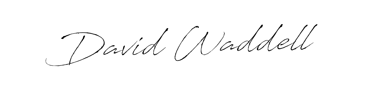 How to make David Waddell name signature. Use Antro_Vectra style for creating short signs online. This is the latest handwritten sign. David Waddell signature style 6 images and pictures png