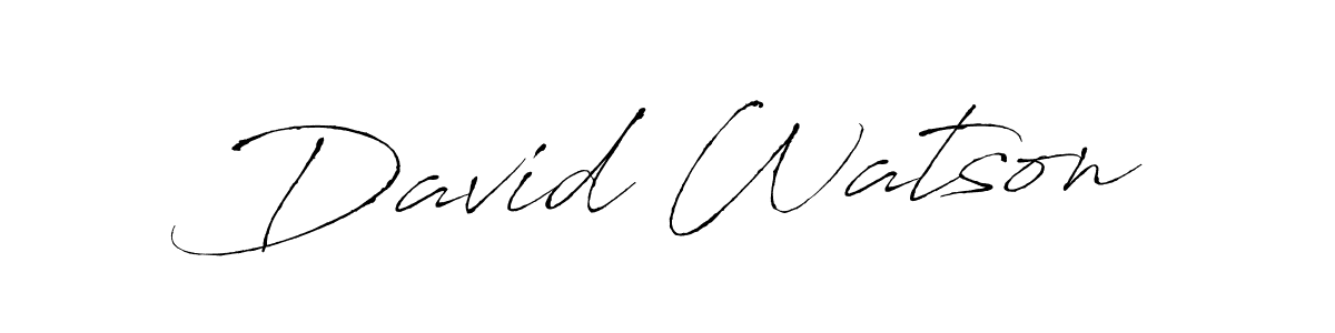 You should practise on your own different ways (Antro_Vectra) to write your name (David Watson) in signature. don't let someone else do it for you. David Watson signature style 6 images and pictures png