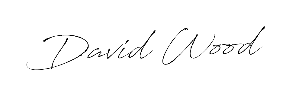 Make a beautiful signature design for name David Wood. With this signature (Antro_Vectra) style, you can create a handwritten signature for free. David Wood signature style 6 images and pictures png