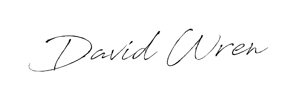 Make a beautiful signature design for name David Wren. With this signature (Antro_Vectra) style, you can create a handwritten signature for free. David Wren signature style 6 images and pictures png