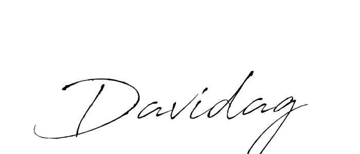 Use a signature maker to create a handwritten signature online. With this signature software, you can design (Antro_Vectra) your own signature for name Davidag. Davidag signature style 6 images and pictures png