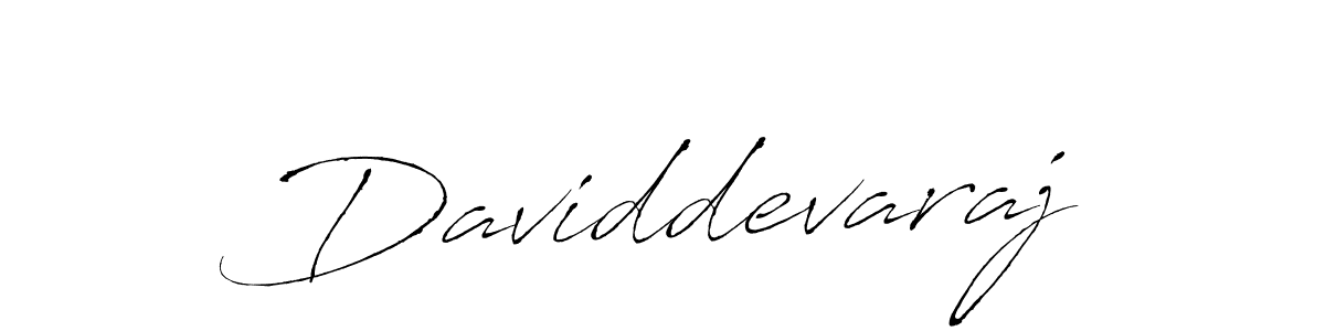 Make a beautiful signature design for name Daviddevaraj. With this signature (Antro_Vectra) style, you can create a handwritten signature for free. Daviddevaraj signature style 6 images and pictures png