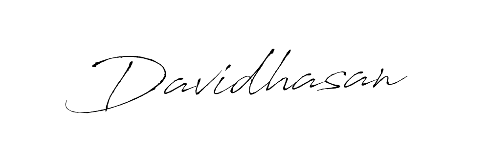 Create a beautiful signature design for name Davidhasan. With this signature (Antro_Vectra) fonts, you can make a handwritten signature for free. Davidhasan signature style 6 images and pictures png