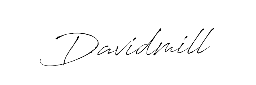 How to Draw Davidmill signature style? Antro_Vectra is a latest design signature styles for name Davidmill. Davidmill signature style 6 images and pictures png