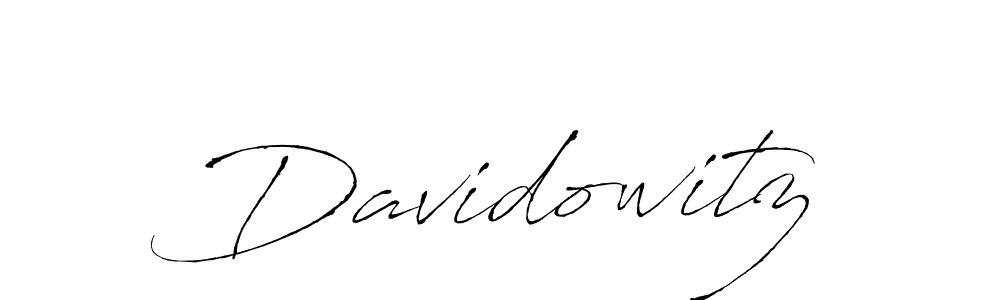 Davidowitz stylish signature style. Best Handwritten Sign (Antro_Vectra) for my name. Handwritten Signature Collection Ideas for my name Davidowitz. Davidowitz signature style 6 images and pictures png