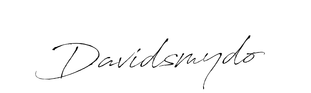 Use a signature maker to create a handwritten signature online. With this signature software, you can design (Antro_Vectra) your own signature for name Davidsmydo. Davidsmydo signature style 6 images and pictures png