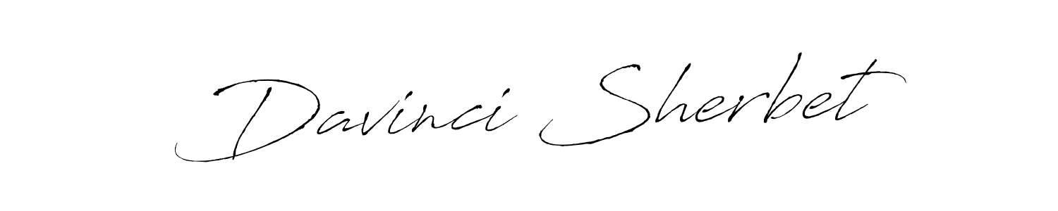 The best way (Antro_Vectra) to make a short signature is to pick only two or three words in your name. The name Davinci Sherbet include a total of six letters. For converting this name. Davinci Sherbet signature style 6 images and pictures png