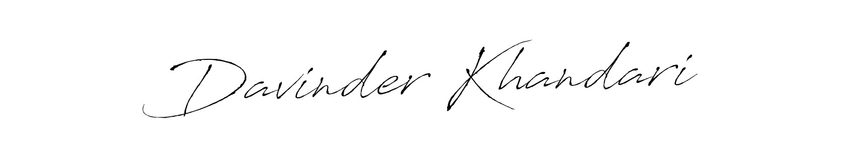 Also You can easily find your signature by using the search form. We will create Davinder Khandari name handwritten signature images for you free of cost using Antro_Vectra sign style. Davinder Khandari signature style 6 images and pictures png