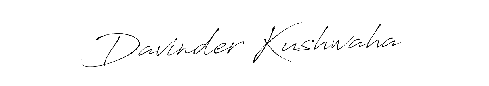 How to make Davinder Kushwaha signature? Antro_Vectra is a professional autograph style. Create handwritten signature for Davinder Kushwaha name. Davinder Kushwaha signature style 6 images and pictures png