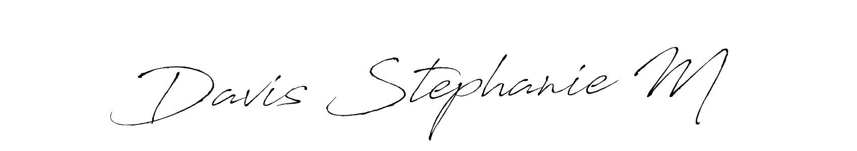 Also You can easily find your signature by using the search form. We will create Davis Stephanie M name handwritten signature images for you free of cost using Antro_Vectra sign style. Davis Stephanie M signature style 6 images and pictures png