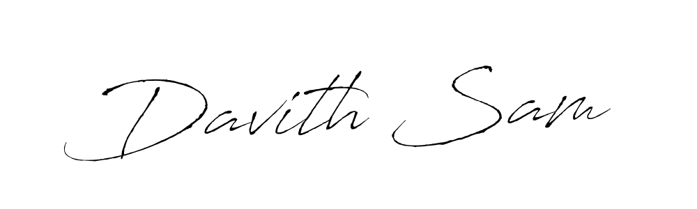 Once you've used our free online signature maker to create your best signature Antro_Vectra style, it's time to enjoy all of the benefits that Davith Sam name signing documents. Davith Sam signature style 6 images and pictures png