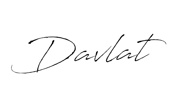 Davlat stylish signature style. Best Handwritten Sign (Antro_Vectra) for my name. Handwritten Signature Collection Ideas for my name Davlat. Davlat signature style 6 images and pictures png