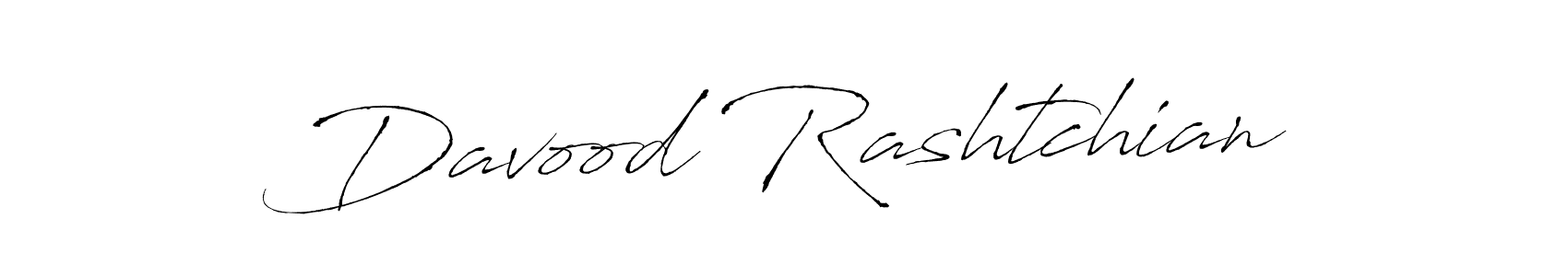 Davood Rashtchian stylish signature style. Best Handwritten Sign (Antro_Vectra) for my name. Handwritten Signature Collection Ideas for my name Davood Rashtchian. Davood Rashtchian signature style 6 images and pictures png