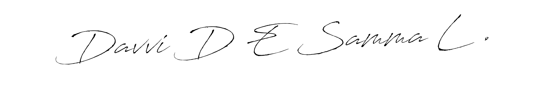 Also we have Davvi D E Samma L . name is the best signature style. Create professional handwritten signature collection using Antro_Vectra autograph style. Davvi D E Samma L . signature style 6 images and pictures png