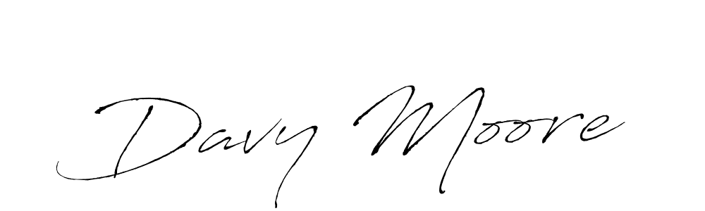 Make a beautiful signature design for name Davy Moore. With this signature (Antro_Vectra) style, you can create a handwritten signature for free. Davy Moore signature style 6 images and pictures png