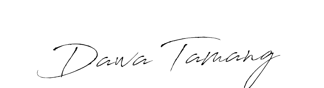 How to make Dawa Tamang name signature. Use Antro_Vectra style for creating short signs online. This is the latest handwritten sign. Dawa Tamang signature style 6 images and pictures png
