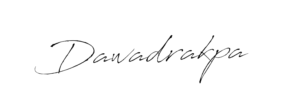 How to make Dawadrakpa signature? Antro_Vectra is a professional autograph style. Create handwritten signature for Dawadrakpa name. Dawadrakpa signature style 6 images and pictures png