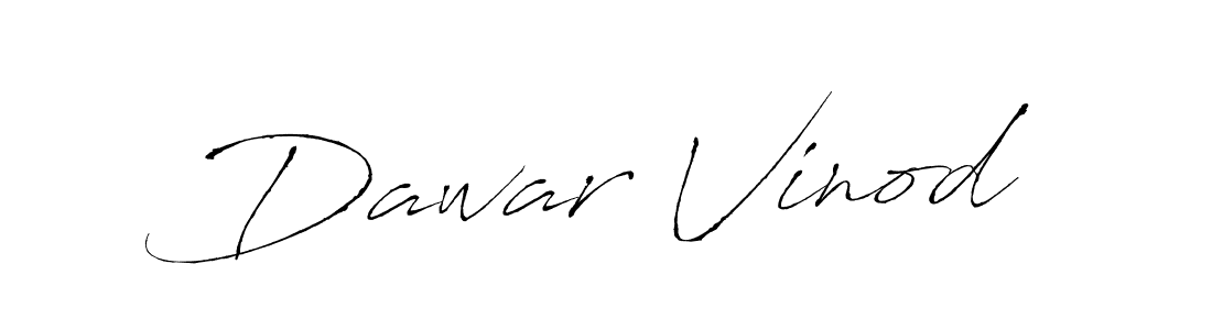 Antro_Vectra is a professional signature style that is perfect for those who want to add a touch of class to their signature. It is also a great choice for those who want to make their signature more unique. Get Dawar Vinod name to fancy signature for free. Dawar Vinod signature style 6 images and pictures png