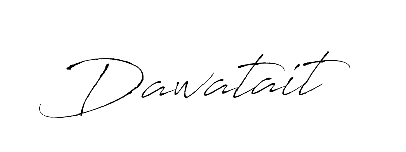 Dawatait stylish signature style. Best Handwritten Sign (Antro_Vectra) for my name. Handwritten Signature Collection Ideas for my name Dawatait. Dawatait signature style 6 images and pictures png