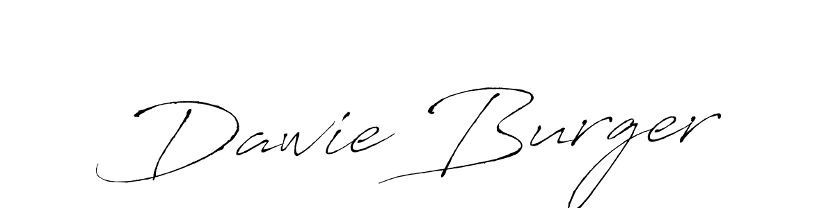 Antro_Vectra is a professional signature style that is perfect for those who want to add a touch of class to their signature. It is also a great choice for those who want to make their signature more unique. Get Dawie Burger name to fancy signature for free. Dawie Burger signature style 6 images and pictures png