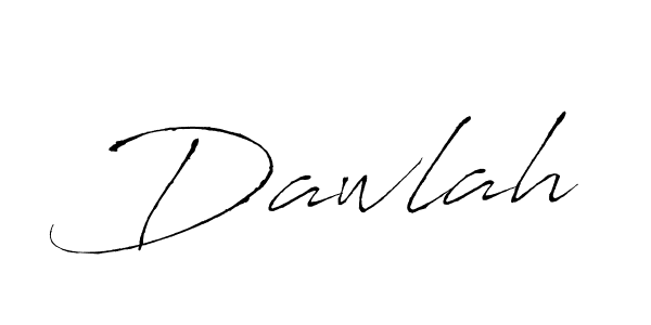 Use a signature maker to create a handwritten signature online. With this signature software, you can design (Antro_Vectra) your own signature for name Dawlah. Dawlah signature style 6 images and pictures png