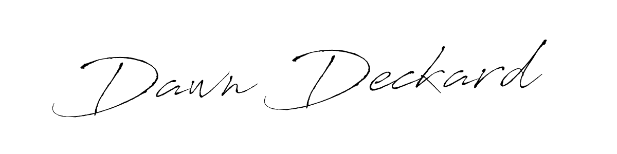 How to make Dawn Deckard name signature. Use Antro_Vectra style for creating short signs online. This is the latest handwritten sign. Dawn Deckard signature style 6 images and pictures png