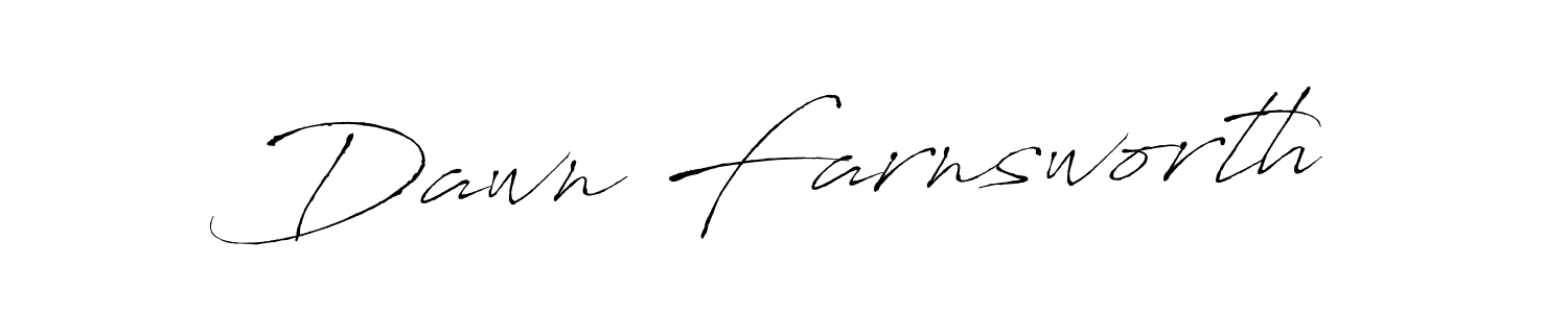 How to make Dawn Farnsworth name signature. Use Antro_Vectra style for creating short signs online. This is the latest handwritten sign. Dawn Farnsworth signature style 6 images and pictures png