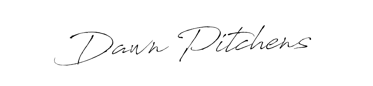 Make a beautiful signature design for name Dawn Pitchens. Use this online signature maker to create a handwritten signature for free. Dawn Pitchens signature style 6 images and pictures png