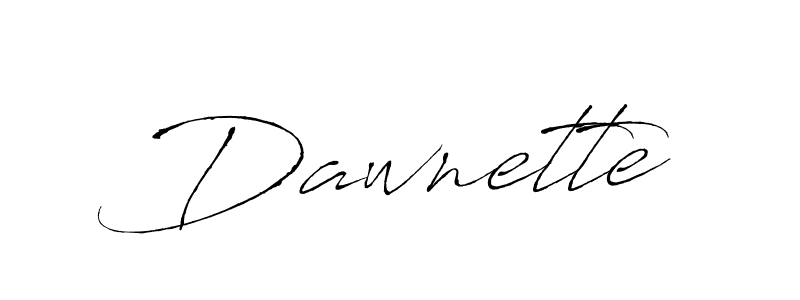 Similarly Antro_Vectra is the best handwritten signature design. Signature creator online .You can use it as an online autograph creator for name Dawnette. Dawnette signature style 6 images and pictures png